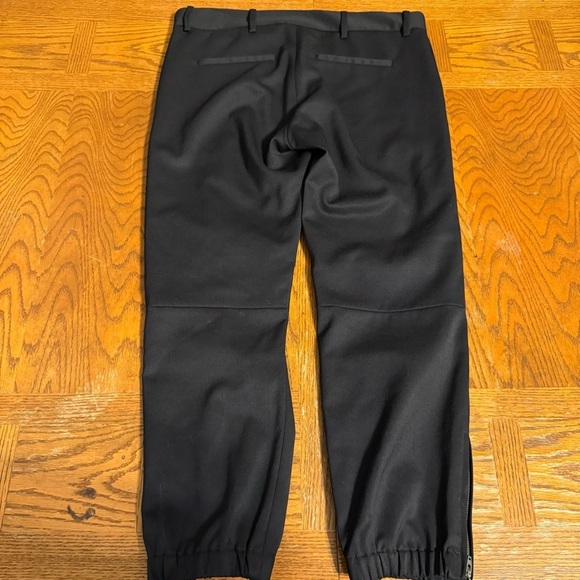 Nili Lotan French Military Wool Blend Cropped Jogger Pants in Black Sz 8 Chic - Picture 14 of 16